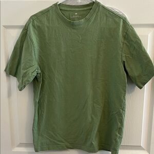 H&M Men's Green T-Shirt